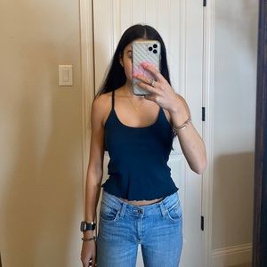 Brandy Melville Scalloped Tank